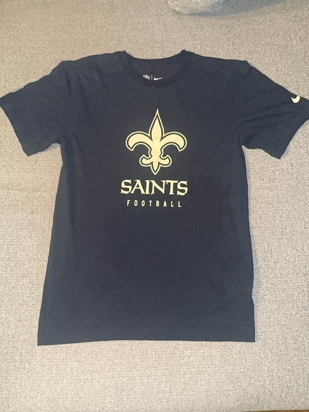 Nike Black & Gold New Orleans Saints Short Sleeve Tee